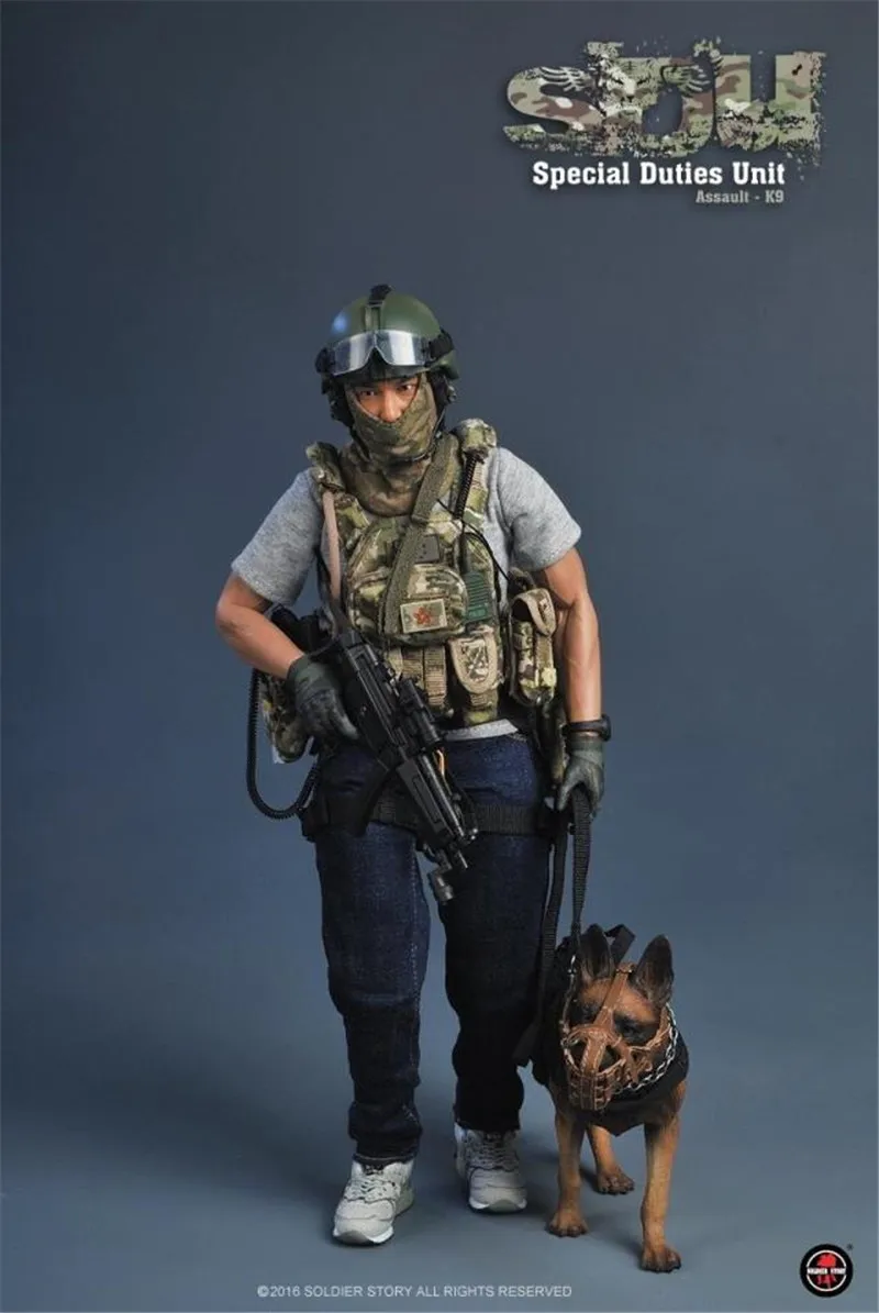 SoldierStory SS097 1/6 фигурку toysHong Конга &quotлетающие тигры&quot SDU K9 Специальных задач даже