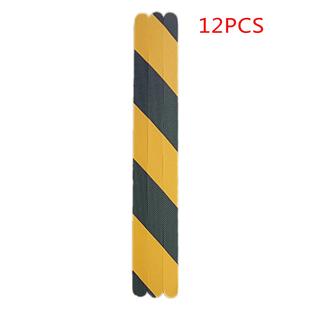 Yellow Black 12pcs Букет невесты 6 штук в партии, 12 штук в партии, 18 шт защитная лента практическая лента 2 см* 38 см коврик ванна полоски для душа противоскользящее напольное покрытие стикер для ванной лента - Цвет: Yellow Black 12pcs