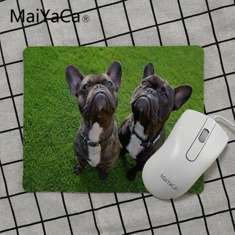 MaiYaCa французский бульдог Kawai Dog маленький коврик для мыши компьютерный гладкий