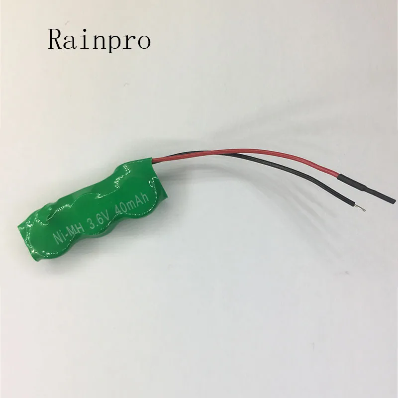 Rainpro 2 шт./лот Ni-MH 3,6 V 40mAh с Leader ячейками B RTC CMOS#03 аккумуляторная батарея