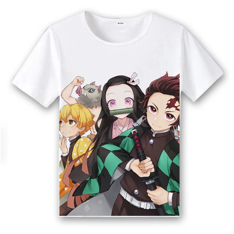 6 Футболка унисекс в японском стиле с героями аниме «Demon Slayer Kimetsu no Yaiba Tanjirou Kamado Nezuko Kamado»; костюм для косплея; летняя футболка; Повседневный Топ - Цвет: 6