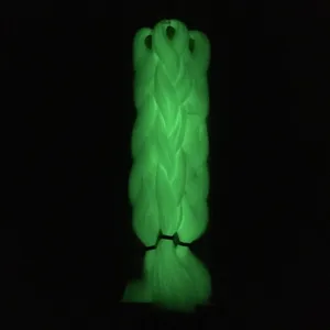 Desire для волос 1-10packs 24 дюймов 100 г Светящиеся синтетический, огромные косички, на крючках, блестящие волосы в темноте стало еще проще плетения наращивание волос