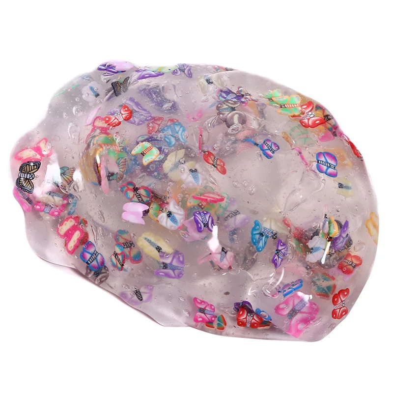 Slime slime фруктовая паста фруктовый ломтик Хрустальная грязь антипригарная ручная