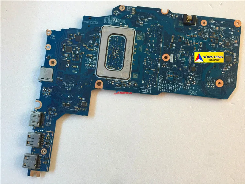 Оригинальная материнская плата для ноутбука Dell Latitude 3189 01j31p cav00 cav10 la e371p Test