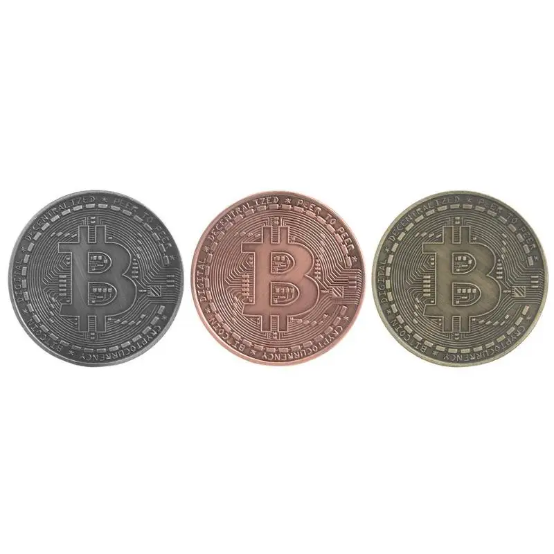 Сувенирная монета биткоин|coin art|coin coinscoins collectibles |