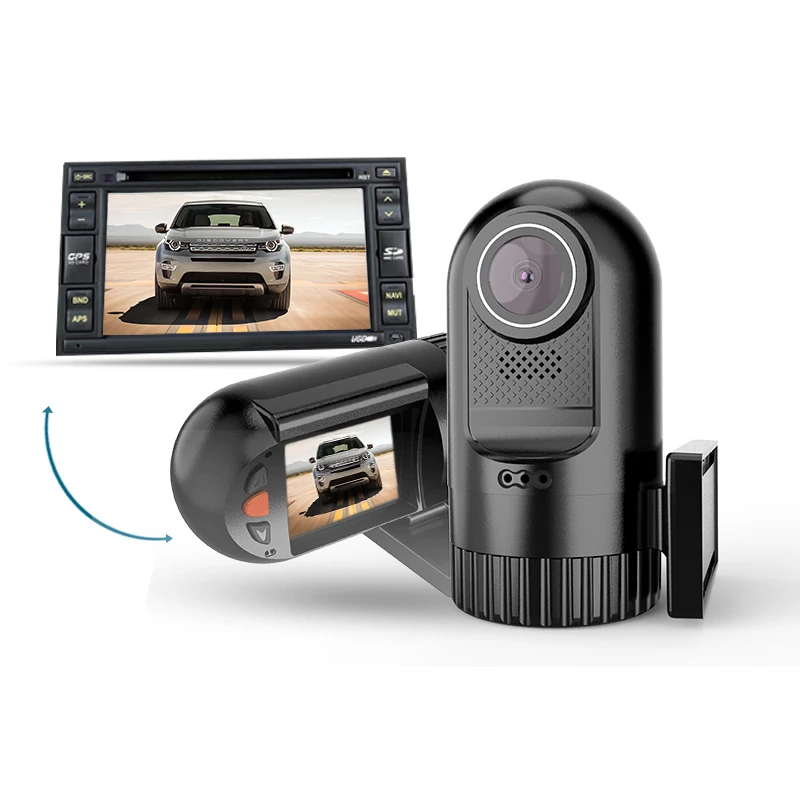 JADO D169S AD Автомобильный видеорегистратор 1 5 ips экран Full HD 1440P Мини 140 градусов