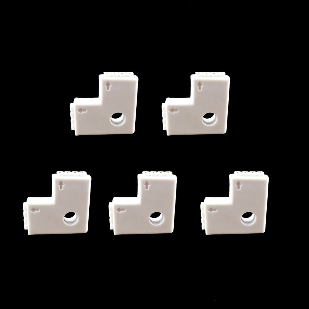 10 шт./лот мм RGB Разъемы Женский расширительный адаптер без пайки 2 полоски для 5050