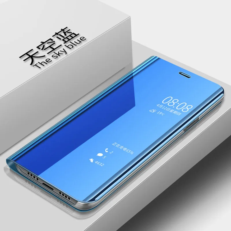 10 шт умный зеркальный Чехол С Откидывающейся Крышкой для samsung Galaxy S10 S10e S10 плюс S9 пленка для экрана с четким изображением для samsung M30 M20 M10 A50 A30 A10