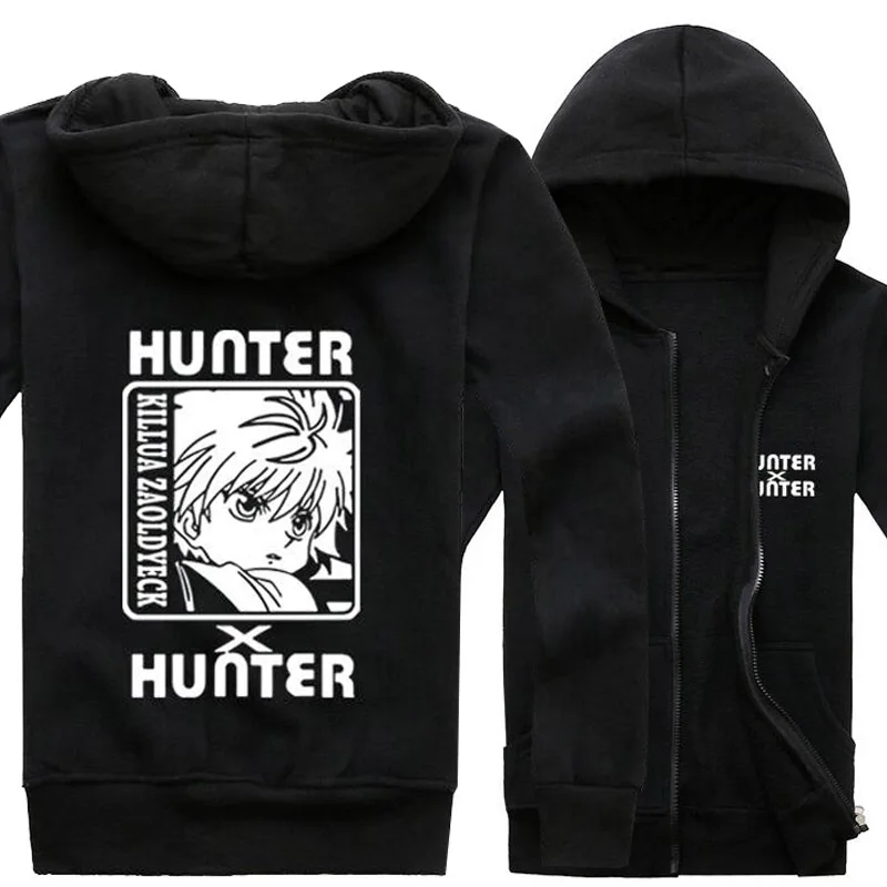 Костюм для косплея из аниме hunter x зимнее пальто Мужская теплая толстовка горячая