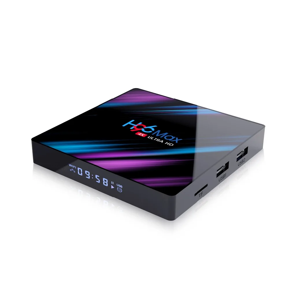 Приставка Смарт ТВ H96 MAX Android 9 0 2 + 16/32/64 ГБ 4 ГГц Wi Fi Bluetooth 0|ТВ-приставки и