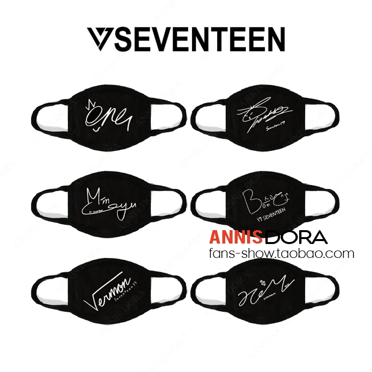Маски с принтом Seventeen17 Vernon Wonwoo The8 Dk Mingyu Jun Dino Hoshi joшуа|mask|mask mask |