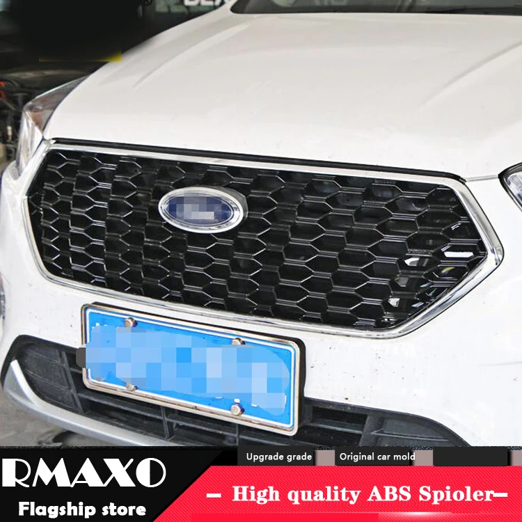Для FORD KUGA ESCAPE 2013- гоночные решетки сотовая решетка Передняя гоночная решетка черный передний бампер Модифицированная