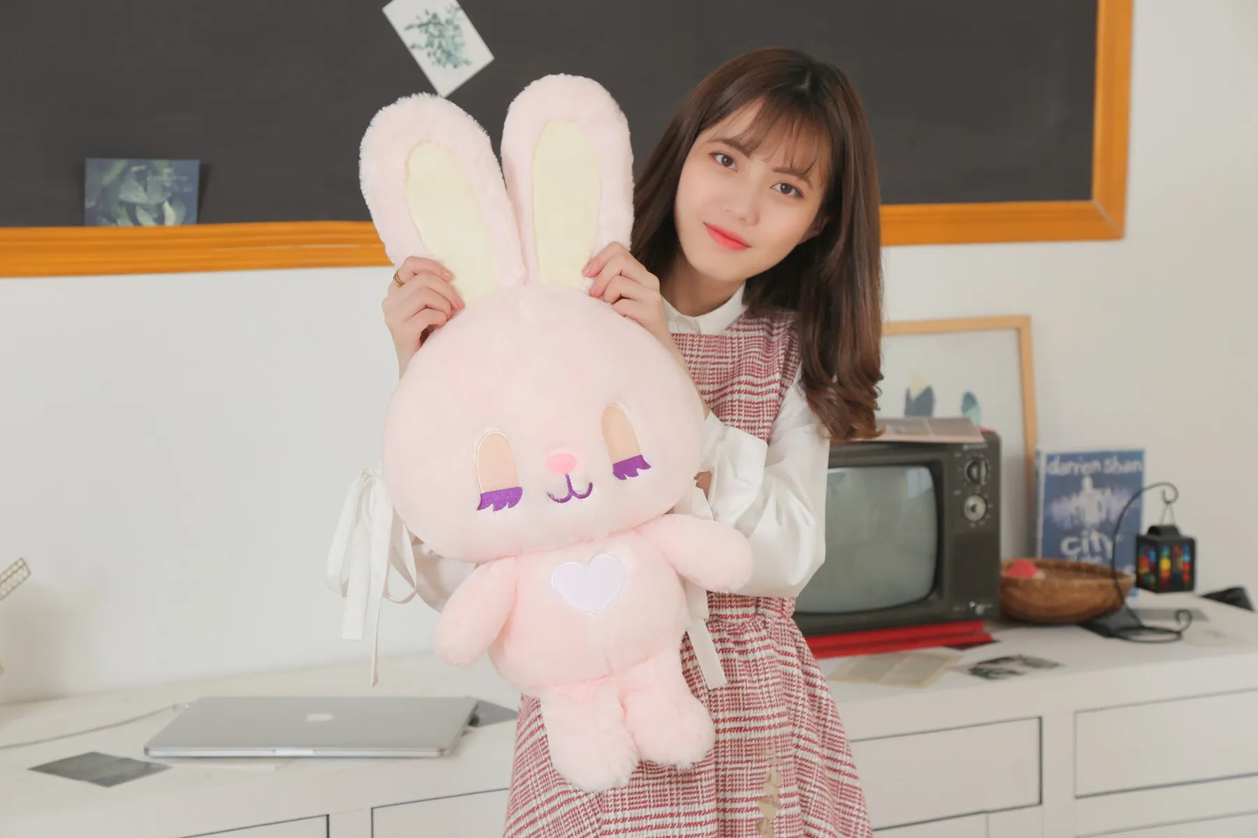 35*40 см милый кролик медведь Kawaii кукла животных мягкая плюшевая игрушка качество ребенок спящий подарок на день рождения девочка детское украшение