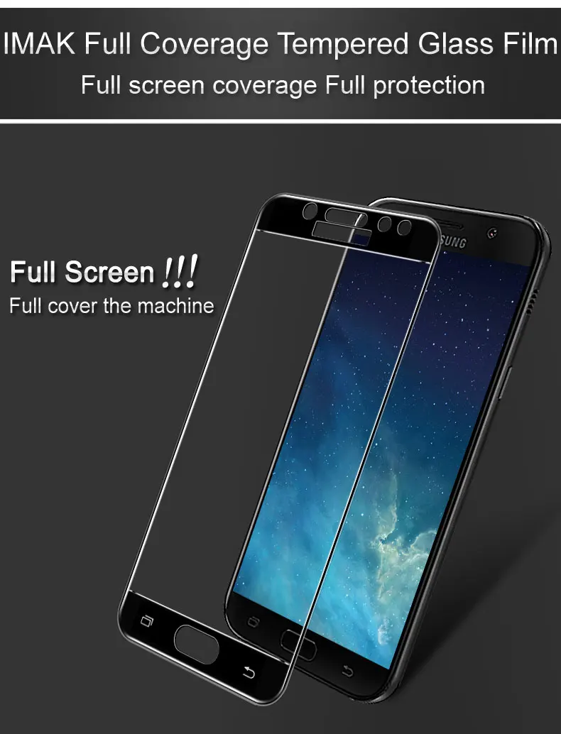 Для samsung Galaxy J5 закалённое стекло IMAK защитная пленка на весь экран для samsung Galaxy J3 J7 J5 Pro J3 J5 J7 стекло
