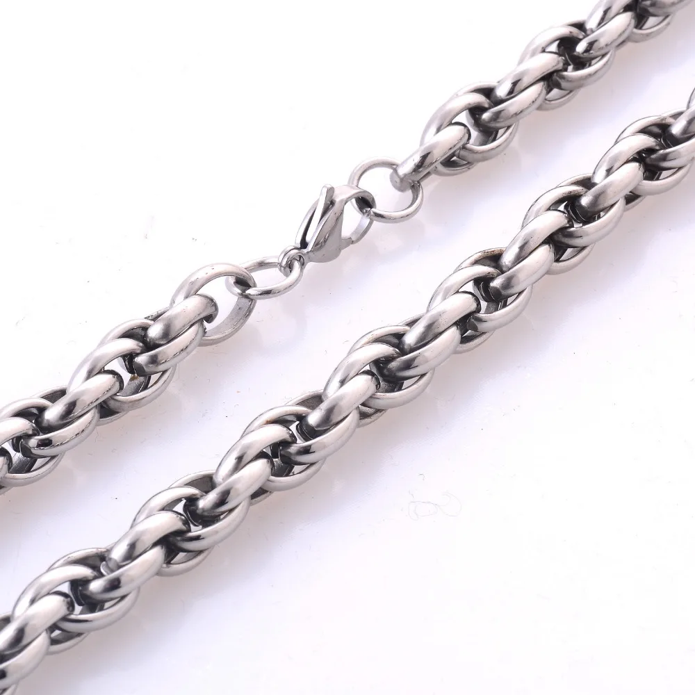 Цепь из нержавеющей стали высокого качества ширина 9 мм ожерелье 316L в стиле панк