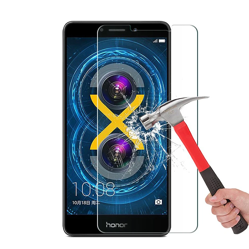 2 шт закаленное стекло для huawei Honor 6X защита экрана 9H 2.5D Защитное стекло для телефона huawei Honor 6X стекло