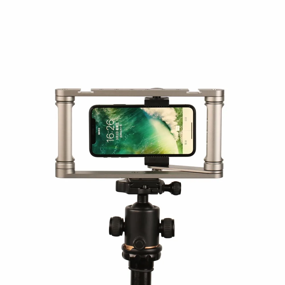 Смартфон видео Rig Filmmaking запись Vlogging Rig чехол, сотовый телефон Фильмы Крепление-стабилизатор для iPhone Xs Max XR X 8 7 Plus