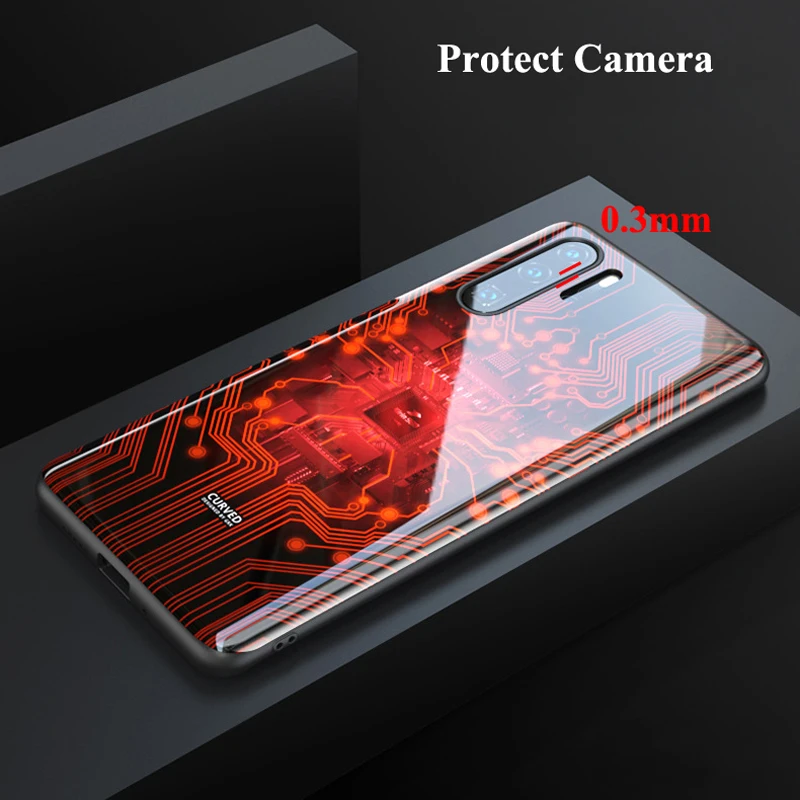 Для huawei P30 Pro mate 30 5G 20 Pro Чехол 6D изогнутый чехол из закаленного стекла для телефона чехол для huawei P 30 mate 30 Чехол Funda Caphina