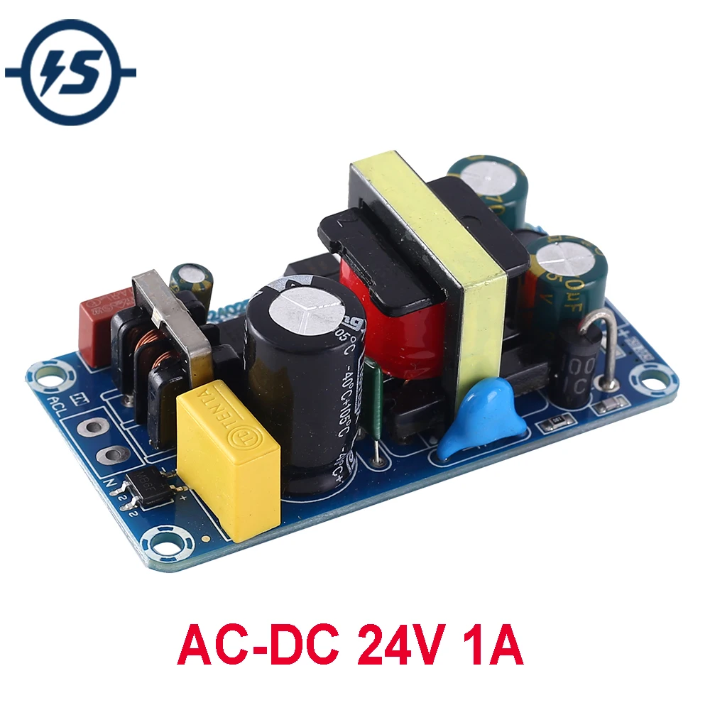 AC-DC 24V 1A изолированный понижающий переключатель Питание преобразователь |