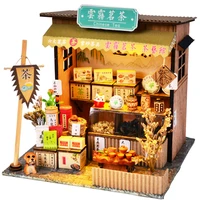 cutebee casa doll house furniture miniature dollhouse diy miniature house room toys for children chinese folk architecture