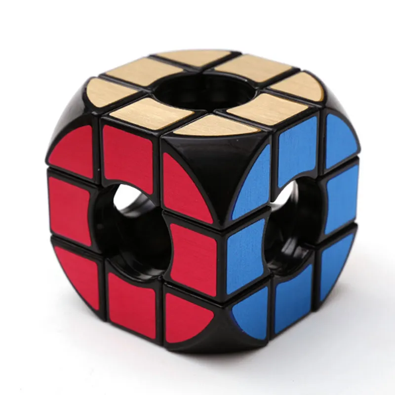 Black Micube округлый Void пилотируемый куб 3x3x3 головоломка с быстрым кубом игрушка-красочные кубические игры для детей детские развивающие игрушки - Цвет: Black