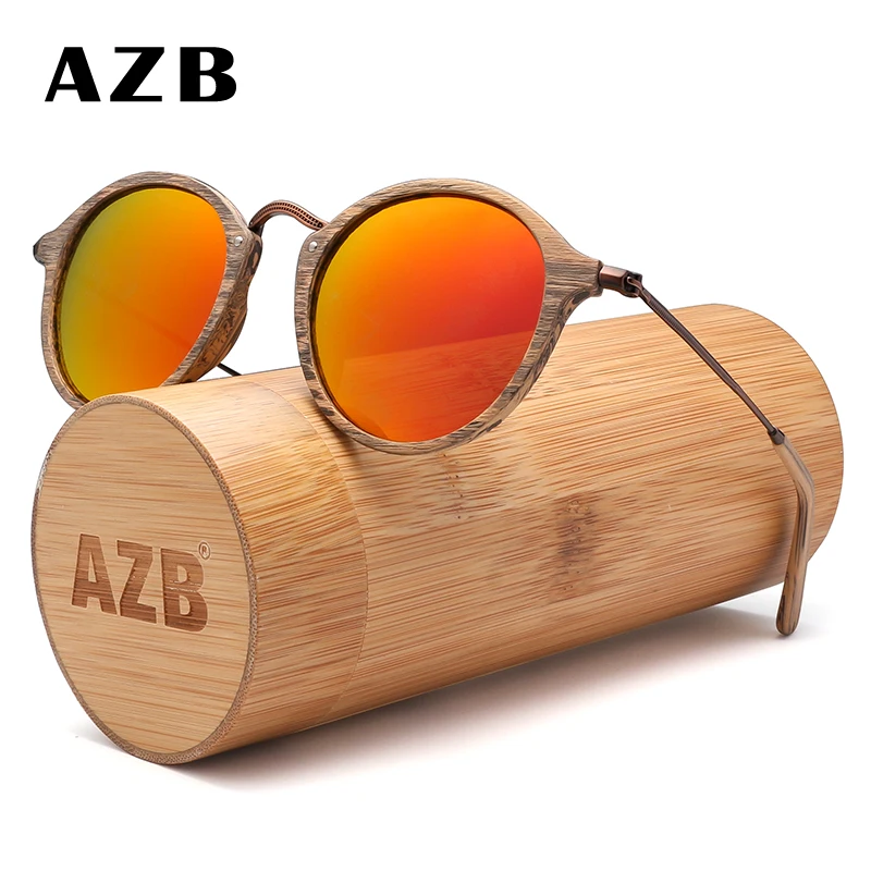 Очки солнцезащитные AZB женские круглые брендовые дизайнерские винтажные