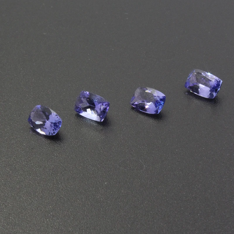 4 мм * 6 VVS Grade Radiant Cut Танзанит свободный драгоценный камень для изготовления