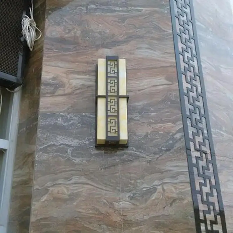Фото Патио пейзаж лампа сад Buiten Verlichting двор водонепроницаемый открытый настенный светильник Наружное освещение led T5 промышленная лампа №2