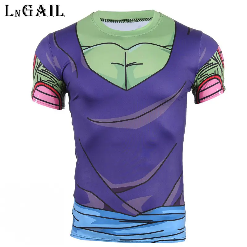 2017 Ball Z Men cosplay 3D Dragon T Shirt Vegeta Goku Summer Style Jersey Tops Fashion Clothing Tees big size 4XL | Мужская одежда