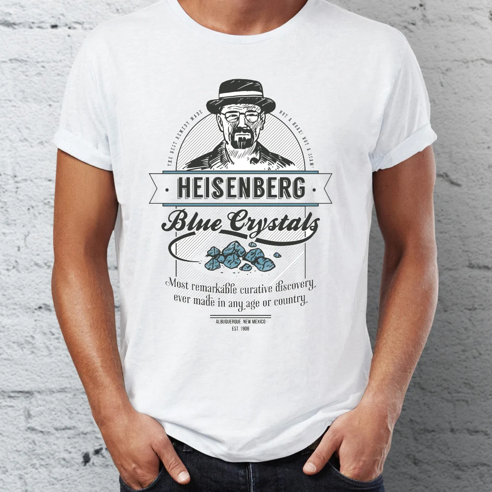 Мужская футболка с принтом Breaking Bad Iceberg Heisenberg Awesome | одежда
