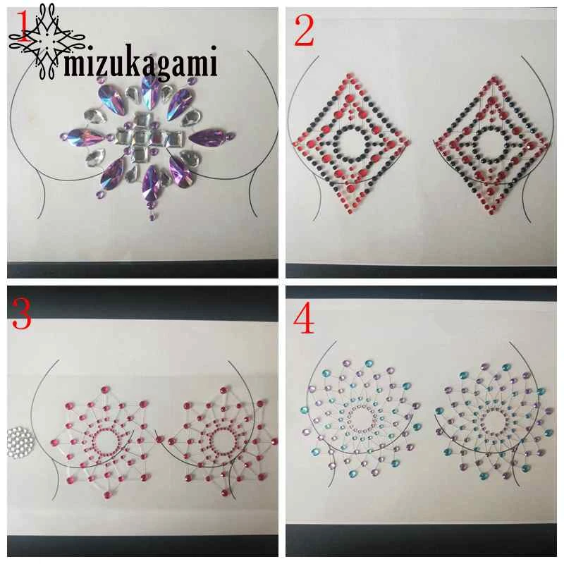 Акриловая полимерная мозаика, наклейка Bindi, ручная работа в богемном и этническом стиле, украшения для сосков, украшения для танцоров
