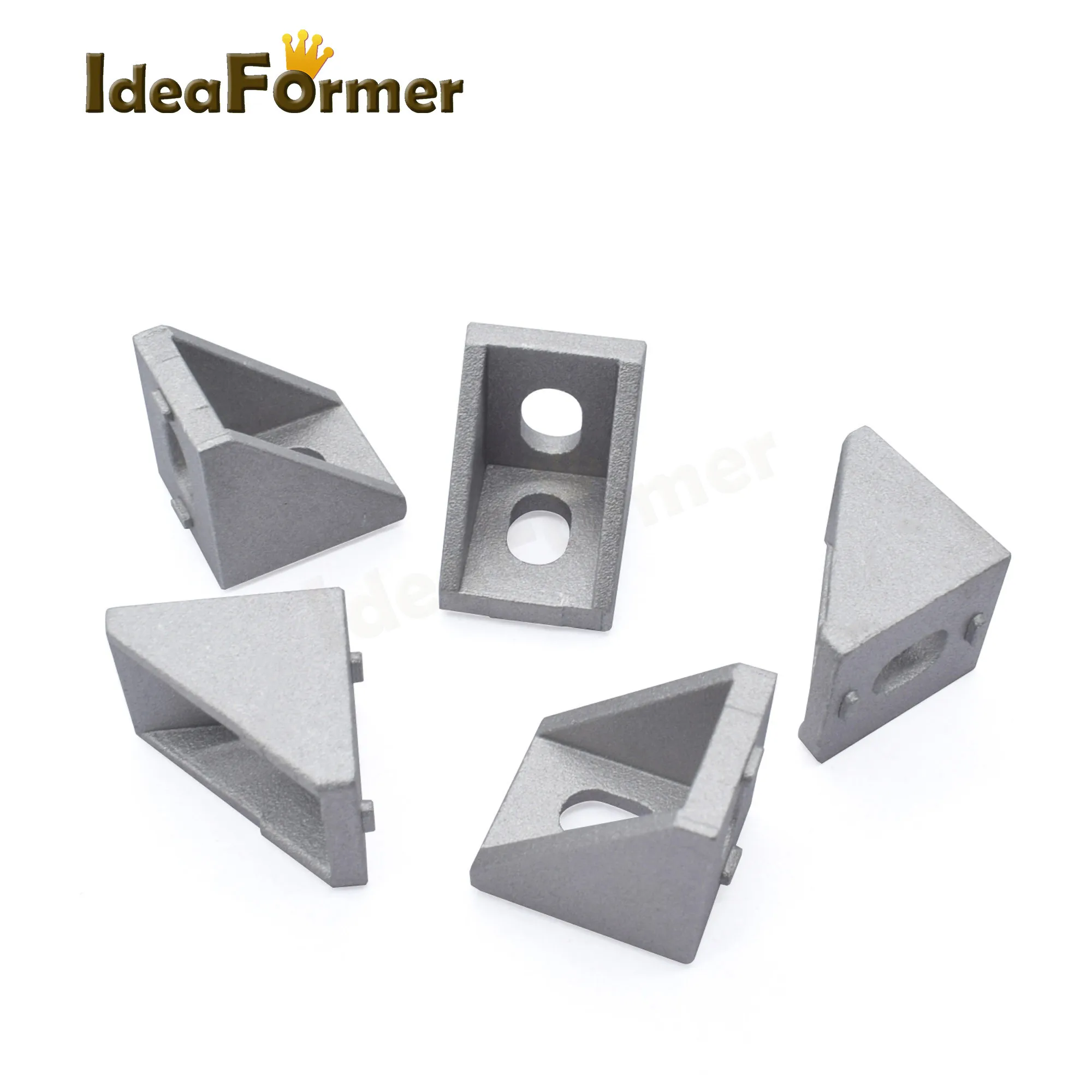 

5/10/20 Piece Aluminum Corner Connector bracket fastener Mounting Bracket for EU Standard 2020 Series Aluminum Extrusion Profile