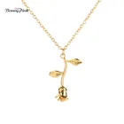 Ожерелье-чокер женское розовое с подвеской в виде Розы