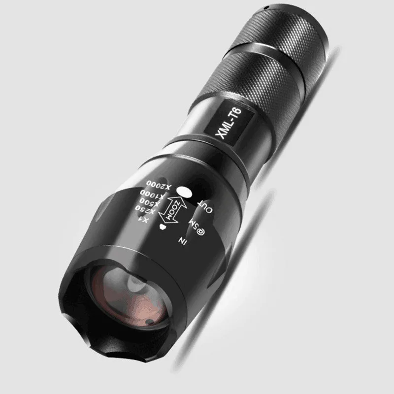 Фонарик Pocketman XML T6 светодиодный перезаряжаемый с аккумулятором 18650 | Лампы и