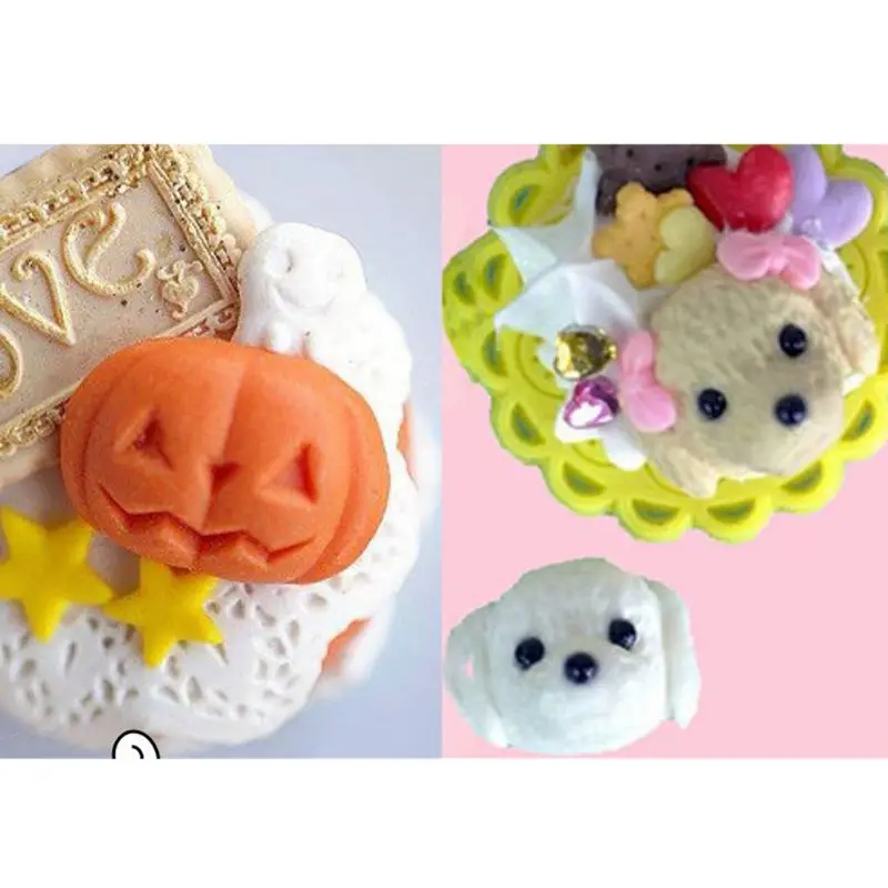

Mini Rabbit Dog Blueberry Pumpkin Mold Resin Casing Craft Jewelry Making Tools