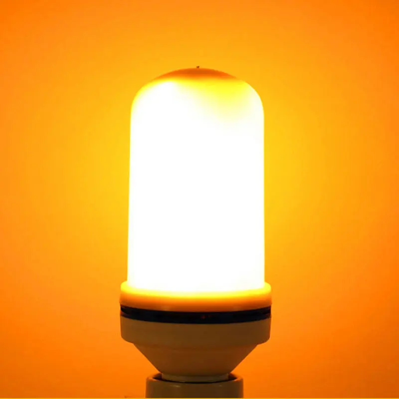 E14 E27 светодио дный эффект пламени огня лампочки 85-265 В SMD 2835 7 Вт Творческий мерцающего эмуляции декоративные лампы для бара Гостиная