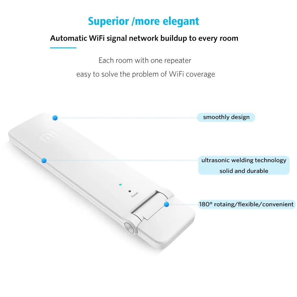 Оригинальный Xiaomi WI-FI Усилители домашние 2 Беспроводной сети маршрутизатор extender