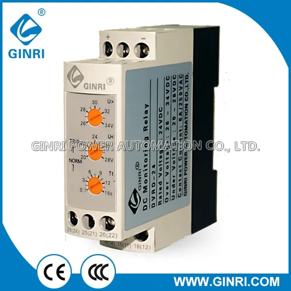 DVRD 24 реле перенапряжения и пониженного напряжения постоянного тока|dc relay|dc voltage