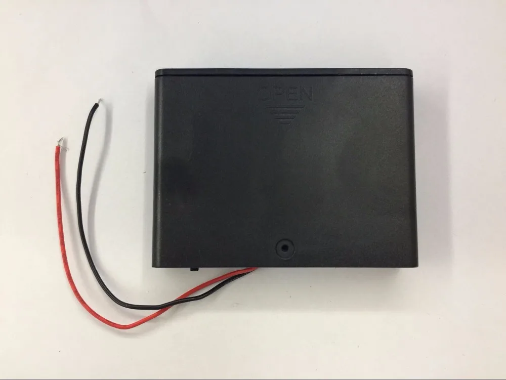 Высокое качество 6 AA батареи держатель чехол для хранения пластик 1 5 V батарея