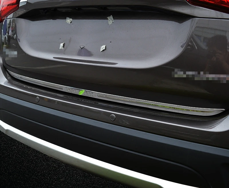 Для Mitsubishi Outlander 2013-2017 из нержавеющей стали задняя защитная накладка на багажник