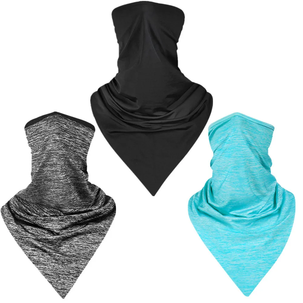 Windproof Cycling Face Mask Sport Riding Anti-Dust Headscarf Half Masks Bandanas Ice Silk Bicycle Ski | Спорт и развлечения