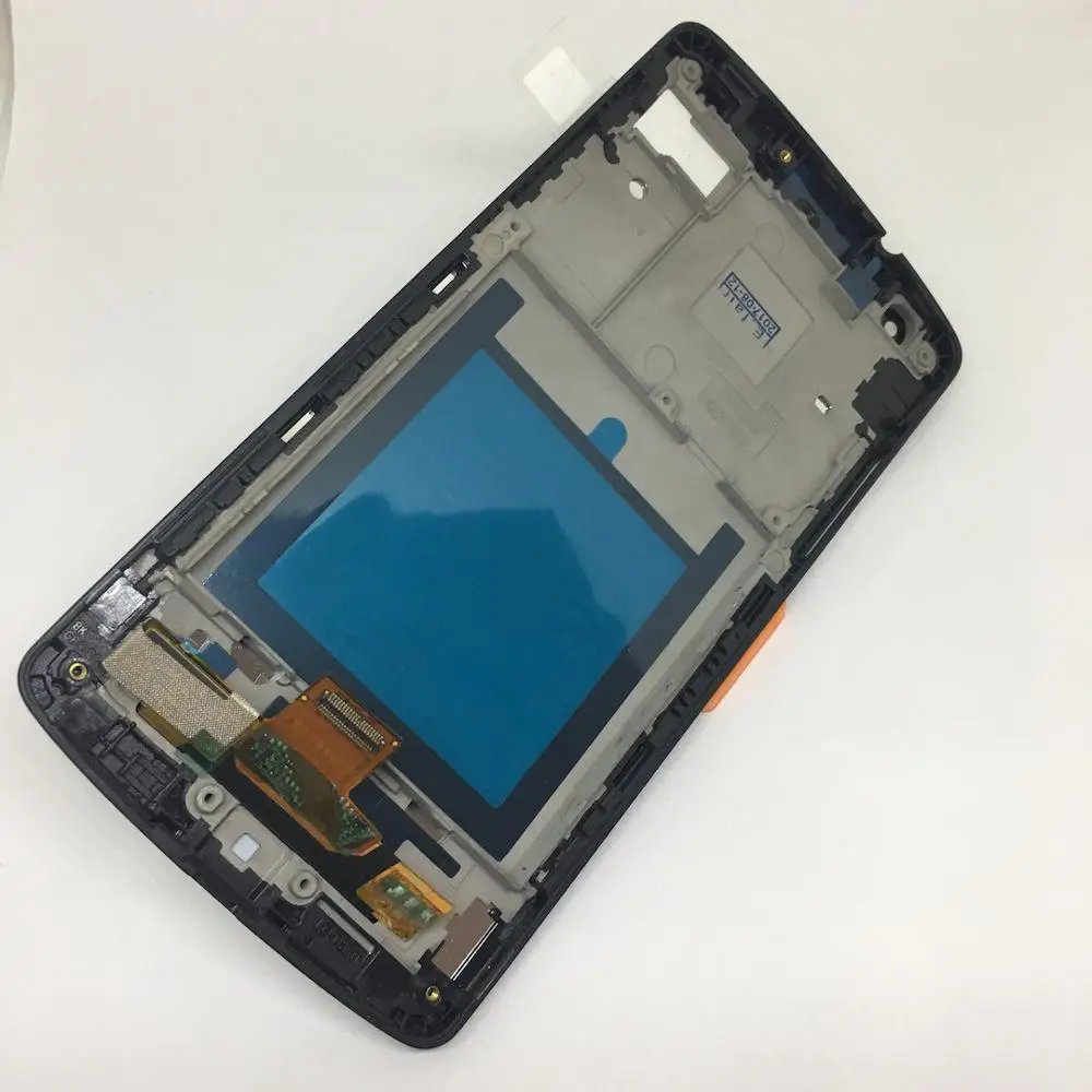 Для LG Google Nexus 5 LCD D820 D821 ЖК-дисплей сенсорный экран дигитайзер с рамкой Замена для