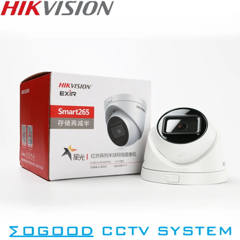 Hikvision DS 2CD3386F (D) WDV2 IS H.265 8MP наружная PoE IP купольная камера Поддержка Hik Connect