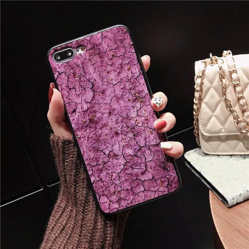 Золото Фольга Bling пчелки чехол для samsung Galaxy A10 A20 A30 A40 A50 A60 A70 M10 M20 M30 J4 J6 A6 Note8 9 S8 S9 S10 lite рlus - Цвет: Purple