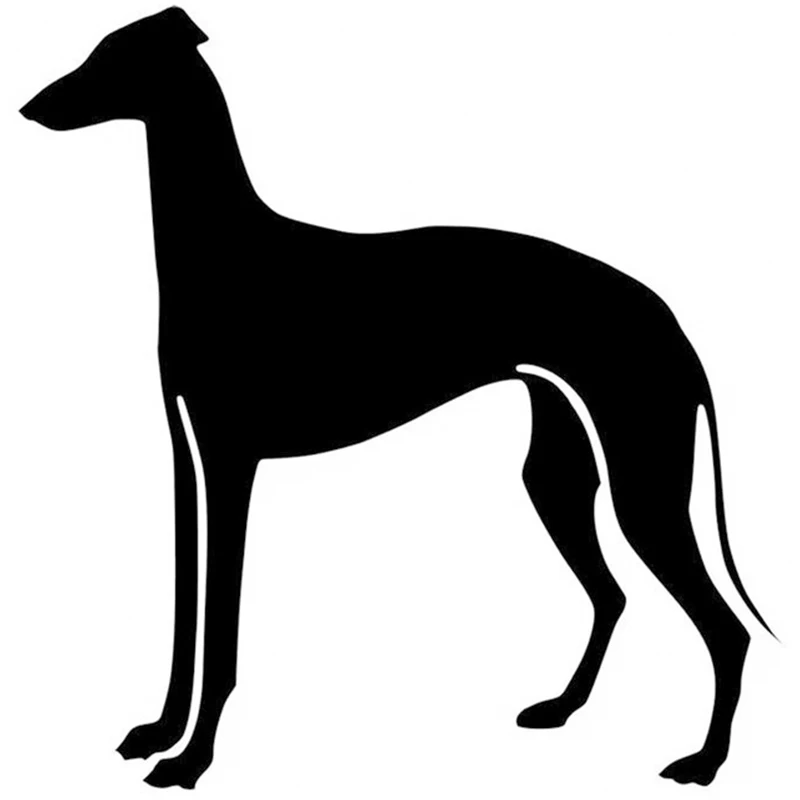 Грейхаунд собака Стайлинг автомобиля украшение наклейка модное окно мультяшный