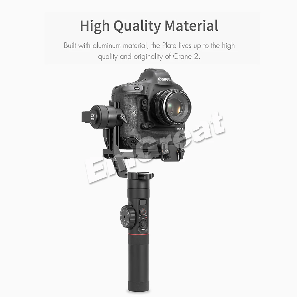 Zhiyun официальный кран 2 гравитационная Регулировочная пластина для Canon 1DX