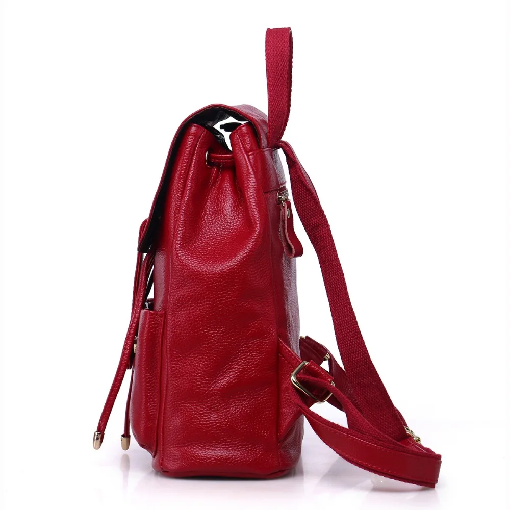 Женский рюкзак L098 из натуральной кожи на плечо|leather women backpack|fashion backpackwomen backpack |