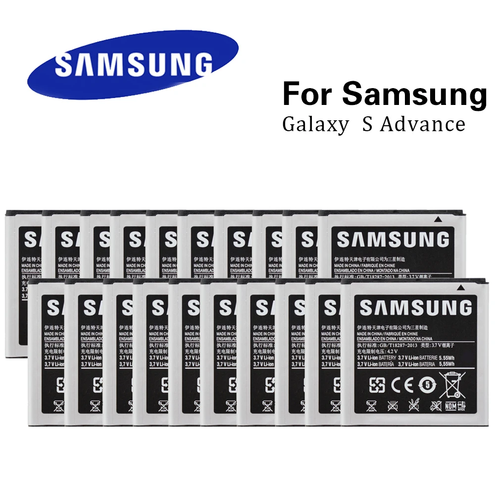 

20pcs/Lot Original Battery EB535151VU For Samsung Galaxy S Advance i9070 B9120 i659 W789 Cellphone Battery 1500mAh