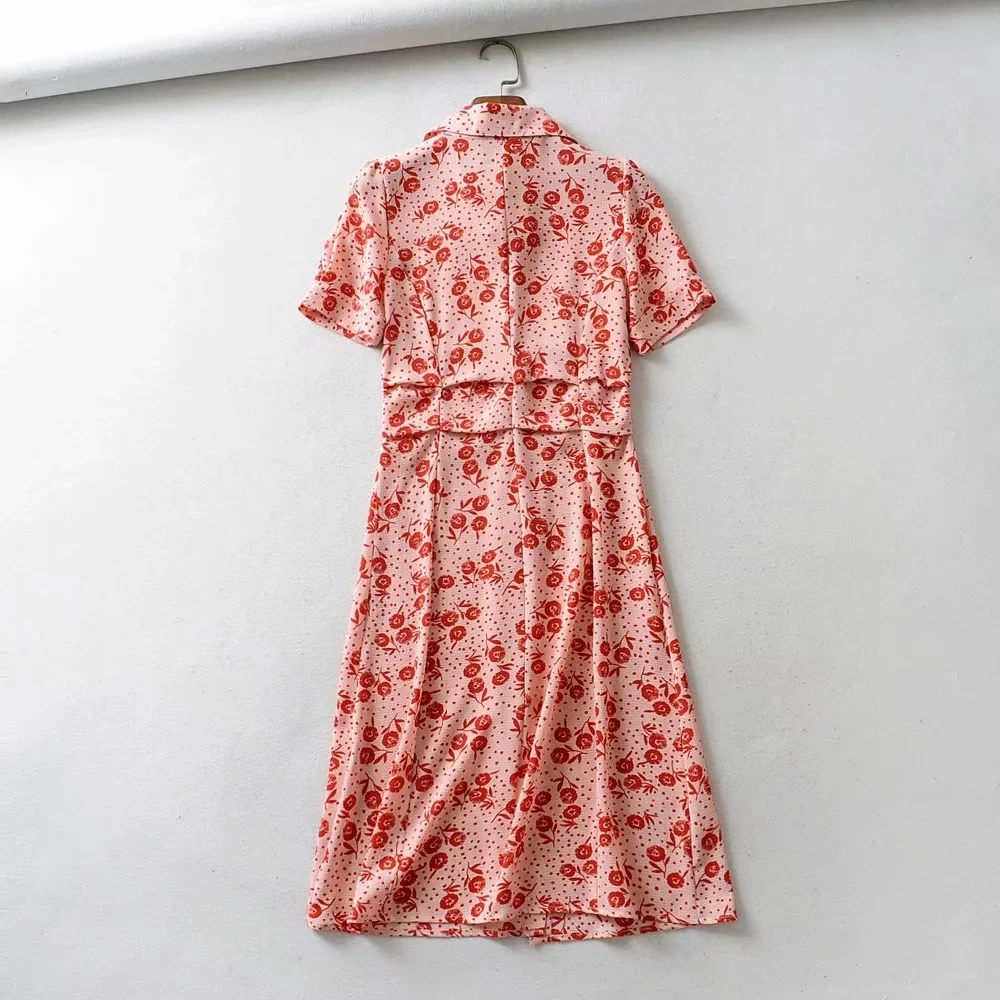 2019 Винтаж boho цветочное пляжное платье для женщин короткий рукав элегантный