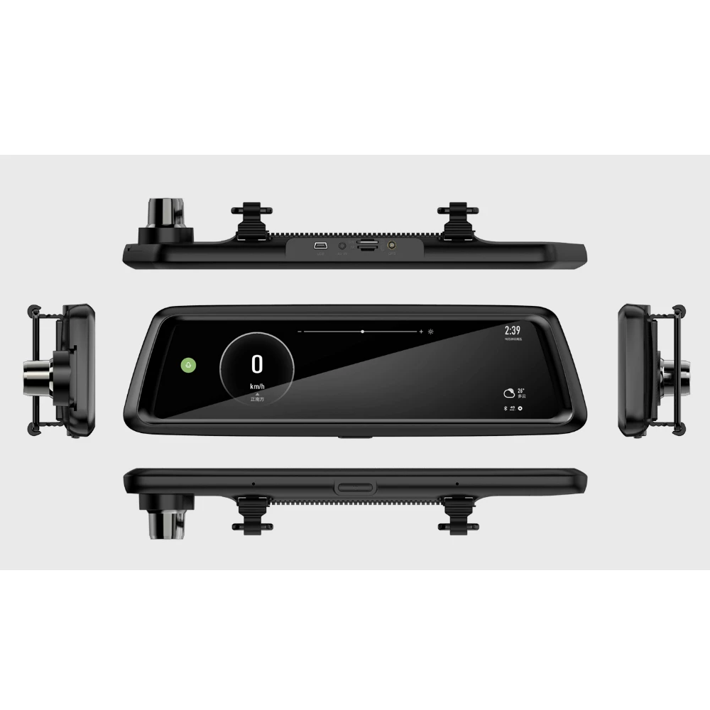 OHREX T903 Автомобильный dvr 10 дюймов Full HD Android зеркало заднего вида двойной объектив 1080